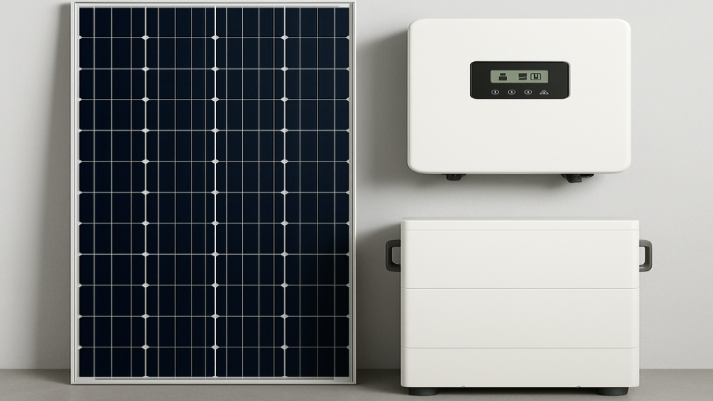 High quality of solar & inverter system